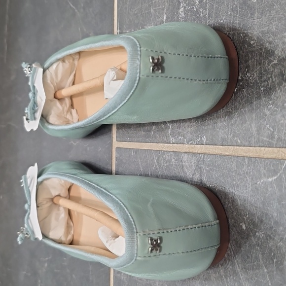 New Sam Edelman Woman's Felicia Luxe Ballet Flats Night Blue 6 - Picture 6 of 8